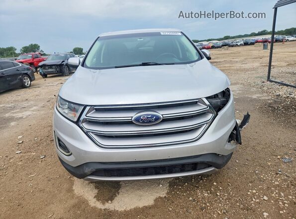 2FMPK4K97HBB11937 2017 FORD EDGE Silver Widok z przodu