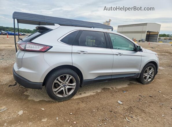 2FMPK4K97HBB11937 2017 FORD EDGE Silver Tył prawy