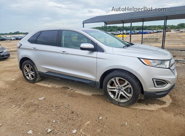 2FMPK4K97HBB11937 2017 FORD EDGE Silver Przód prawy