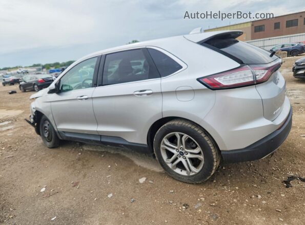2FMPK4K97HBB11937 2017 FORD EDGE Silver Tył lewy
