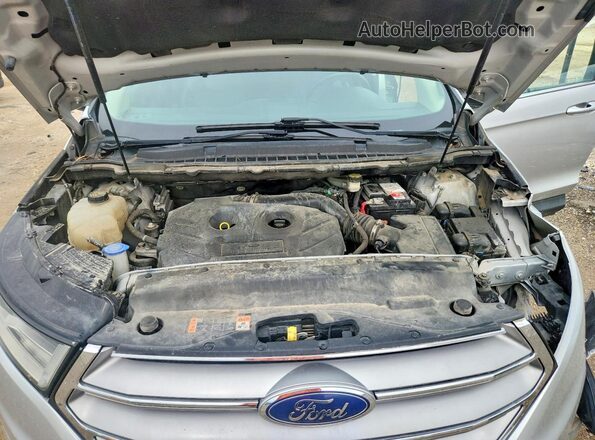 2FMPK4K97HBB11937 2017 FORD EDGE Silver Widok komory silnika
