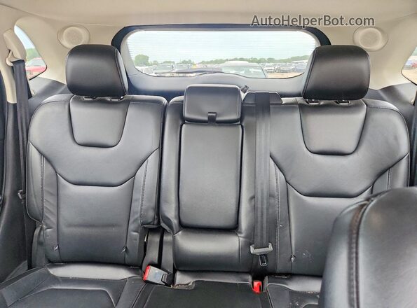 2FMPK4K97HBB11937 2017 FORD EDGE Silver Widok tylnych siedzeń