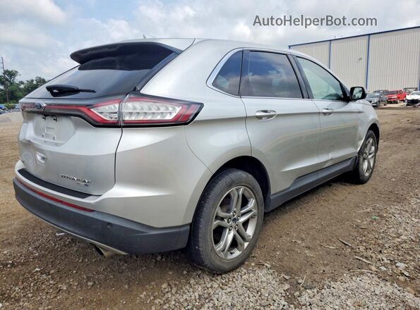 2FMPK4K97HBC15151 2017 FORD EDGE Silver Rear right