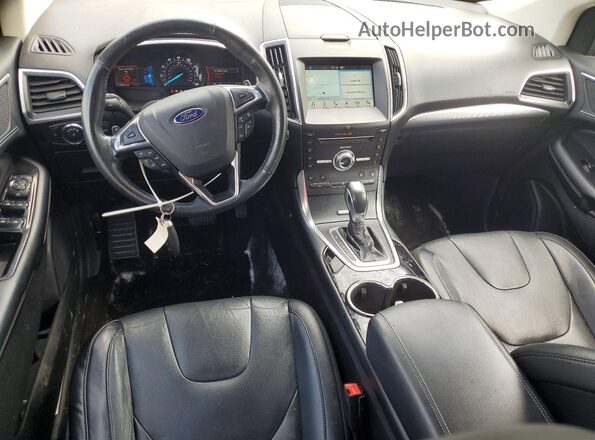 2FMPK4K97HBC15151 2017 FORD EDGE Silver Dashboard view