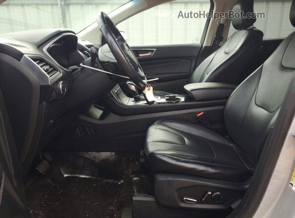 2FMPK4K97HBC15151 2017 FORD EDGE Silver Front interior view