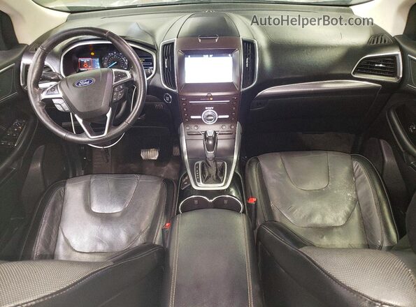 2FMPK4K97JBB20708 2018 FORD EDGE Silver წინა პანელის ხედი