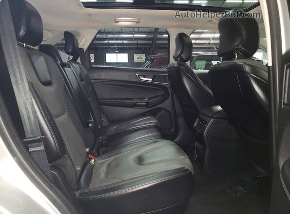 2FMPK4K97JBB20708 2018 FORD EDGE Silver უკანა სალონის ხედი