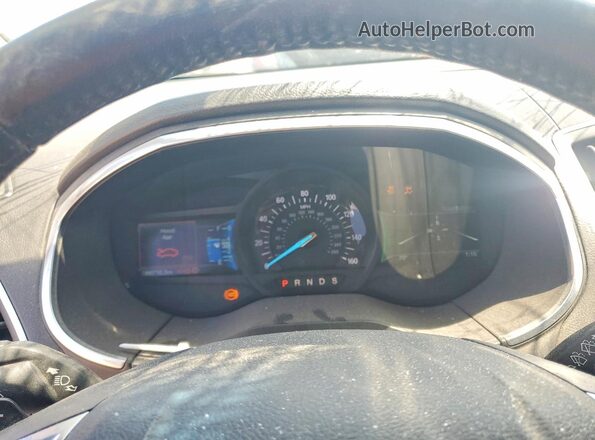 2FMPK4K97JBB75952 2018 FORD EDGE Серебряный Вид щитка приборов