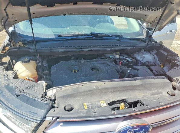2FMPK4K97JBB75952 2018 FORD EDGE Серебряный Вид задней части салона