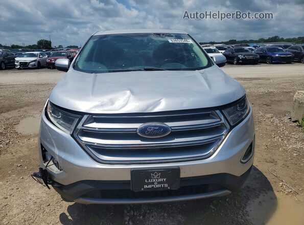 2FMPK4K97JBB75952 2018 FORD EDGE Серебряный Вид спереди