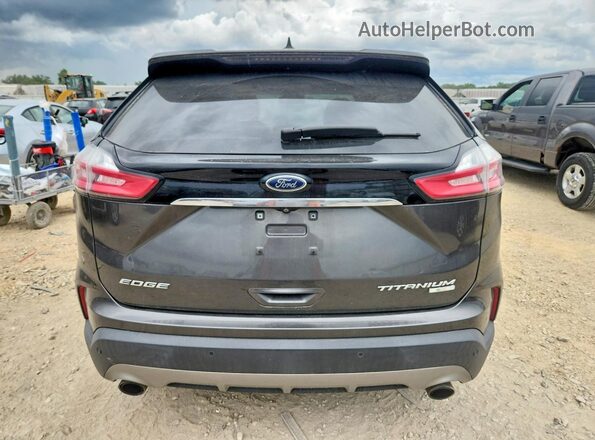 2FMPK4K97KBB56058 2019 FORD EDGE Gray Widok z tyłu