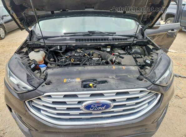 2FMPK4K97KBB56058 2019 FORD EDGE Gray Widok wnętrza z tyłu