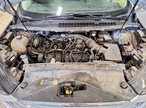 2FMPK4K97KBB84605 2019 FORD EDGE Silver Vista del compartimento del motor