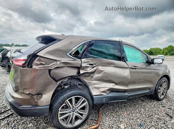2FMPK4K97KBB93255 2019 FORD EDGE Зеленый Задняя правая четверть