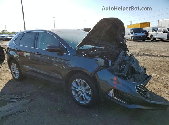 2FMPK4K97LBA94369 2020 FORD EDGE Gray Przód prawy