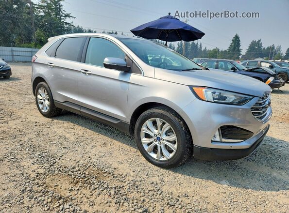 2FMPK4K97NBA39536 2022 FORD EDGE Silver Front view