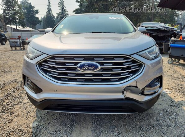 2FMPK4K97NBA39536 2022 FORD EDGE Silver Rear view