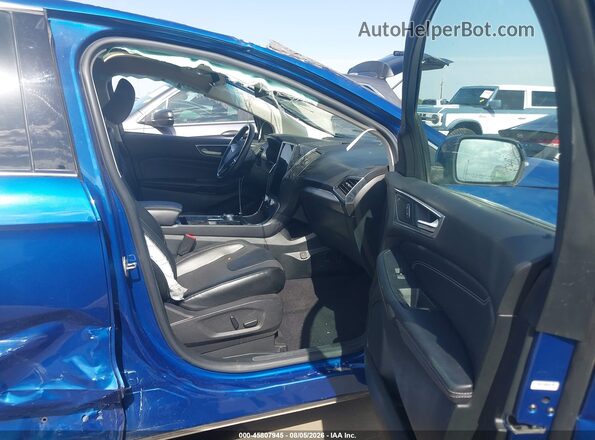 2FMPK4K97NBB05373 2022 FORD EDGE Blue Front interior view