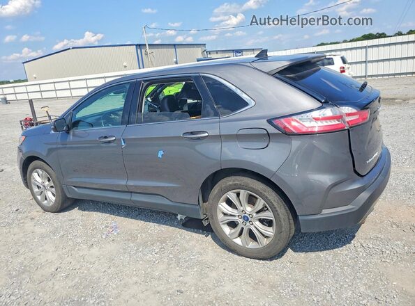 2FMPK4K97NBB06636 2022 FORD EDGE Charcoal Rear left