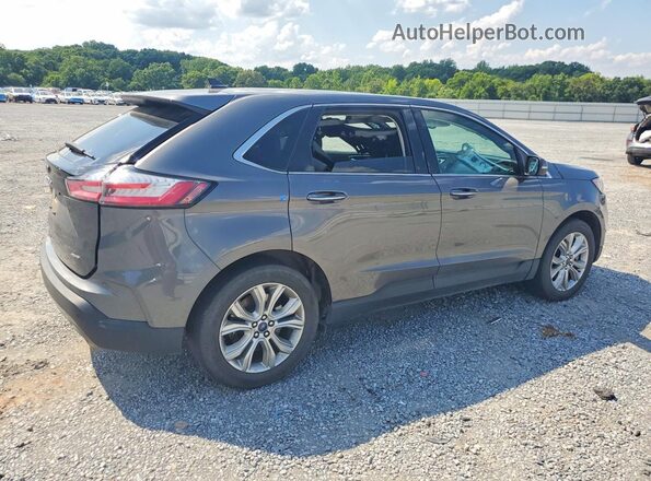 2FMPK4K97NBB06636 2022 FORD EDGE Charcoal Rear right