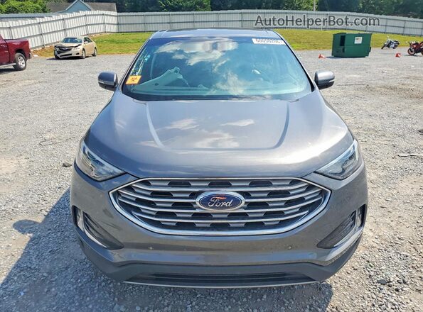 2FMPK4K97NBB06636 2022 FORD EDGE Charcoal Front view