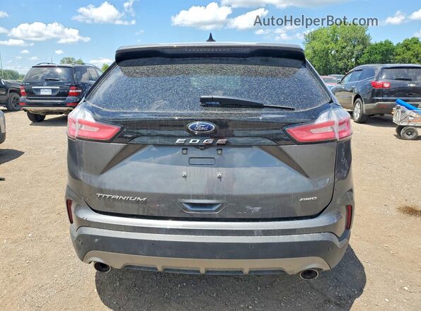 2FMPK4K97NBB13456 2022 FORD EDGE Gray Հետևի տեսք