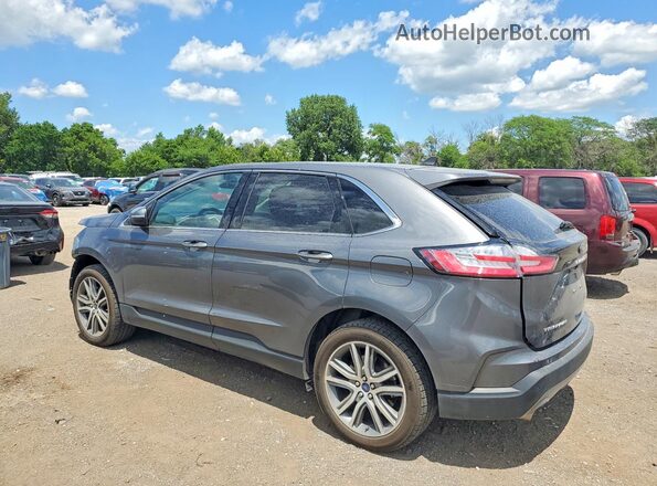 2FMPK4K97NBB13456 2022 FORD EDGE Gray Հետևի ձախ