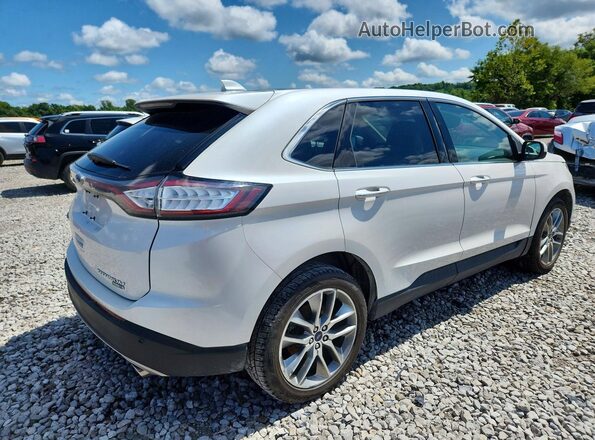 2FMPK4K98GBB11122 2016 FORD EDGE White Trasero derecho