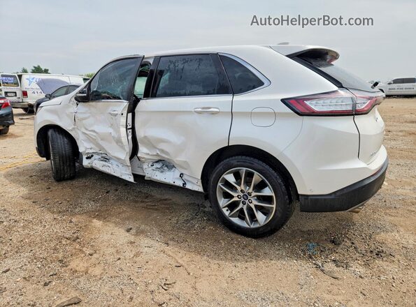 2FMPK4K98GBB50972 2016 FORD EDGE White Trasero izquierdo