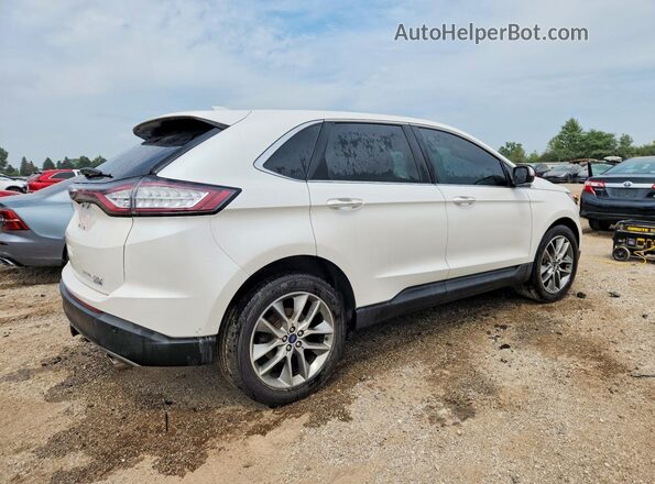 2FMPK4K98GBB50972 2016 FORD EDGE White Trasero derecho