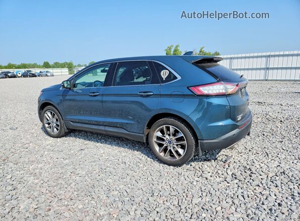 2FMPK4K98GBC57004 2016 FORD EDGE Blue Задня ліва чверть