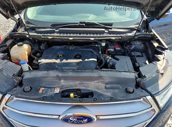 2FMPK4K98GBC57004 2016 FORD EDGE Blue Вид підкапотного простору