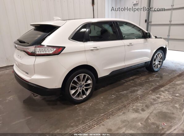 2FMPK4K98HBB52044 2017 FORD EDGE White Задня права чверть