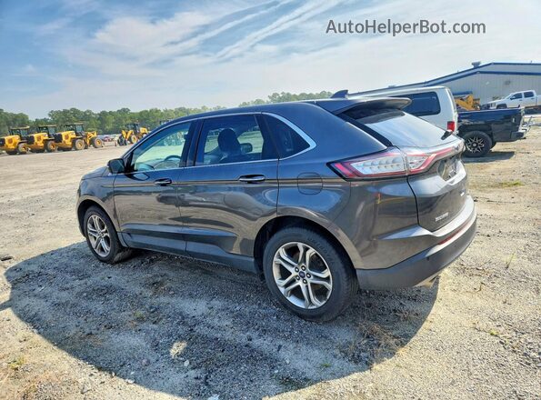 2FMPK4K98HBB90826 2017 FORD EDGE Gray Հետևի ձախ
