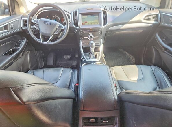 2FMPK4K98HBB90826 2017 FORD EDGE Gray Առջևի վահանակի տեսք