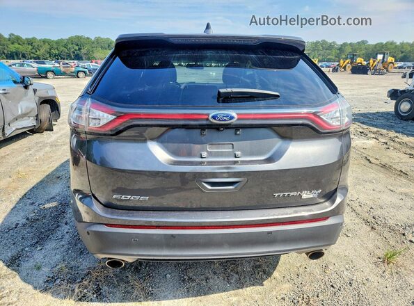 2FMPK4K98HBB90826 2017 FORD EDGE Gray Հետևի տեսք
