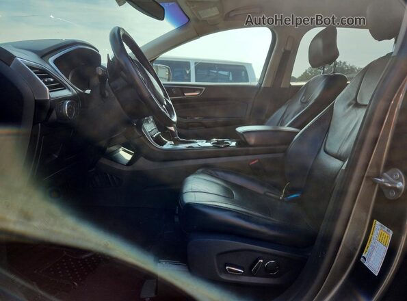 2FMPK4K98HBB90826 2017 FORD EDGE Gray Սալոնի դիմացի տեսք