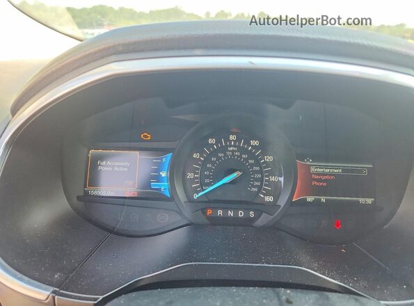 2FMPK4K98HBB90826 2017 FORD EDGE Gray Սարքավորումների վահանակի տեսք