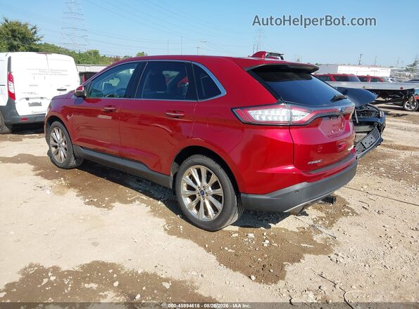 2FMPK4K98HBC67792 2017 FORD EDGE Red Հետևի ձախ