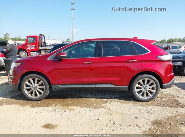 2FMPK4K98HBC67792 2017 FORD EDGE Red 