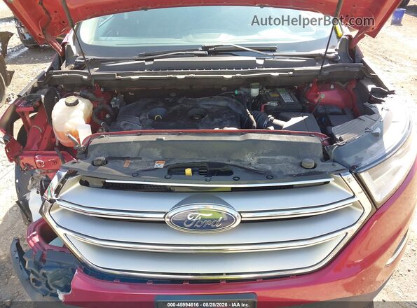 2FMPK4K98HBC67792 2017 FORD EDGE Red Հետևի տեսք
