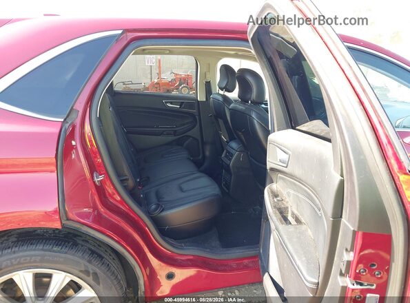2FMPK4K98HBC67792 2017 FORD EDGE Red VIN կոդի պիտակի տեսք