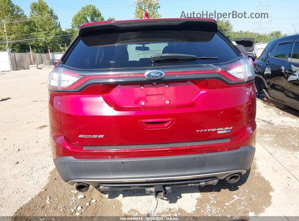 2FMPK4K98HBC67792 2017 FORD EDGE Red 