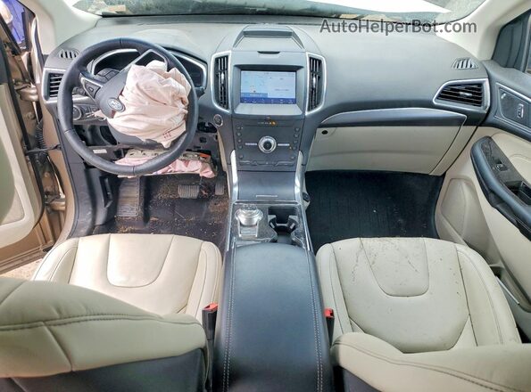 2FMPK4K98LBA41549 2020 FORD EDGE Gold Вид панелі приладів