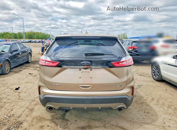 2FMPK4K98LBA41549 2020 FORD EDGE Gold Вид ззаду