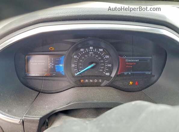 2FMPK4K98LBA41549 2020 FORD EDGE Gold Вид щитка приладів