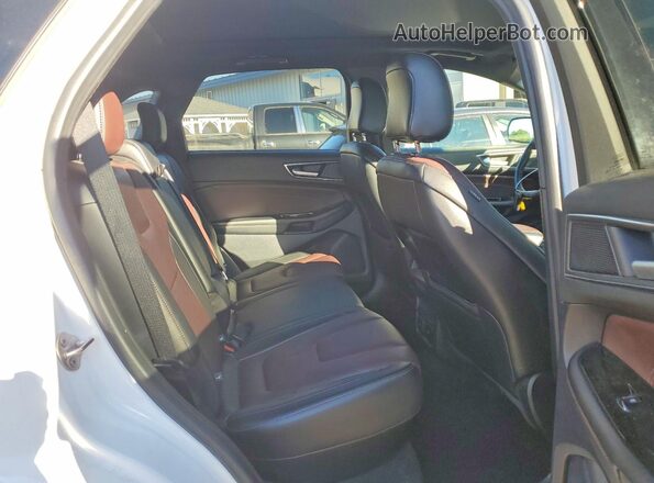2FMPK4K98LBA86555 2020 FORD EDGE White უკანა სავარძლების ხედი