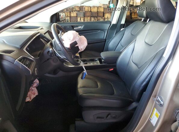 2FMPK4K98LBB43580 2020 FORD EDGE Gold 360 interior view