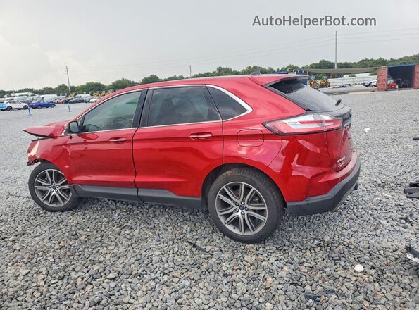 2FMPK4K98LBB59522 2020 FORD EDGE Red Задня ліва чверть