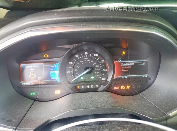 2FMPK4K98LBB59522 2020 FORD EDGE Red Вид щитка приладів
